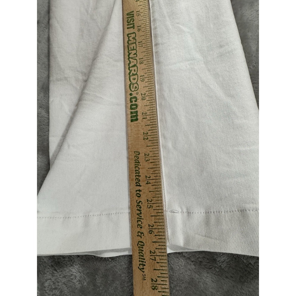 Silver Jeans Womens W31 L27 White Relaxed High Rise Wide Leg Patch Pockets Rayon - Picture 16 of 16